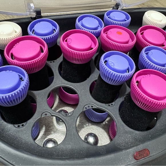 Remington Ionic 20 Hot Rollers Velvet Wax Core H-5600 3 Sizes Never Used Works - Picture 6 of 10